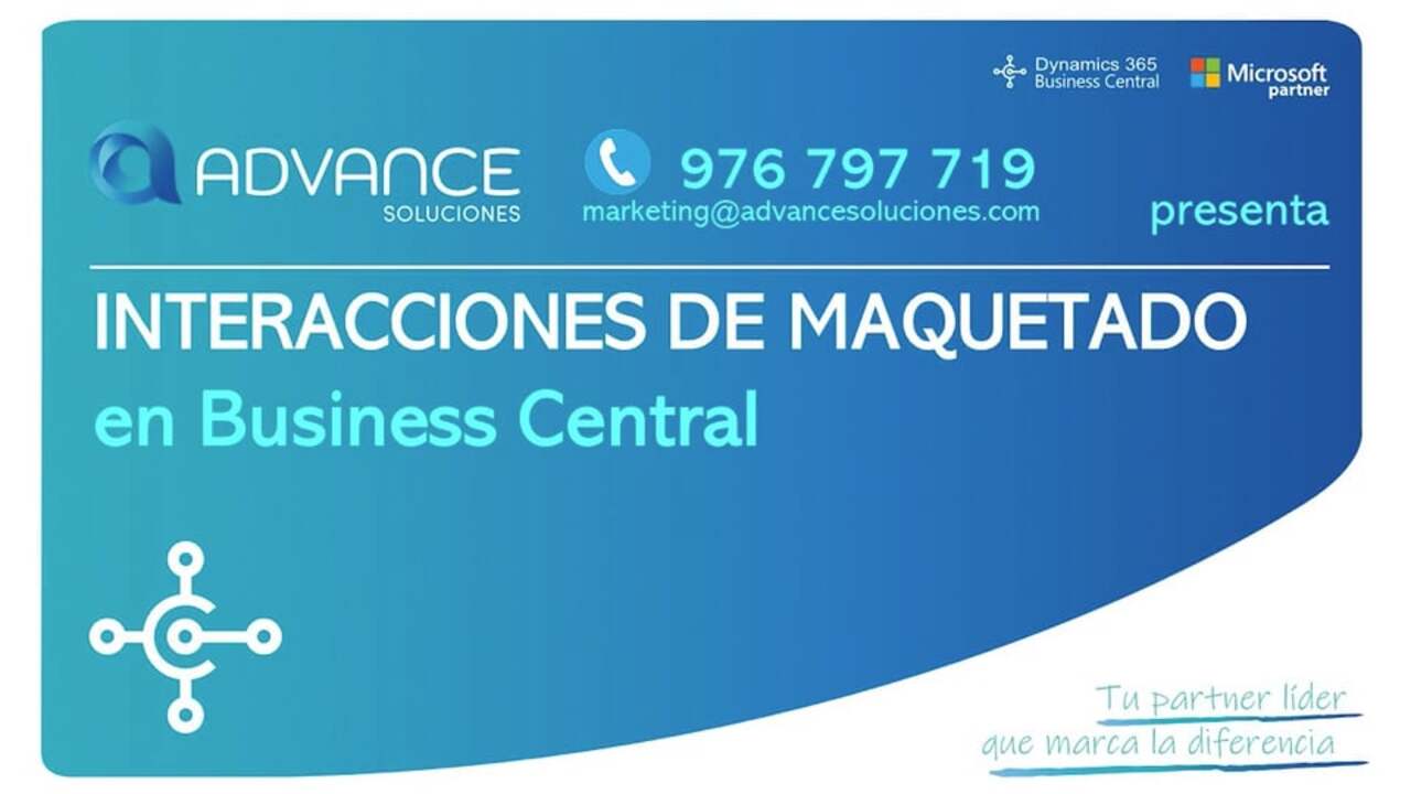 Interacciones en Business Central CRM