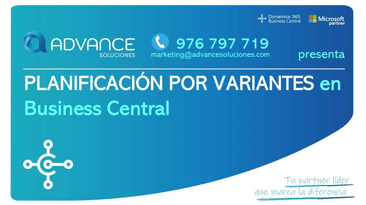 Planificación con variantes en Business Central